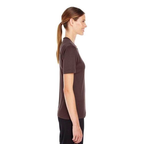 American Apparel Fine Jersey V Neck Ladies Short Sleeve Tee Brown Extra Small - Picture 5 of 9